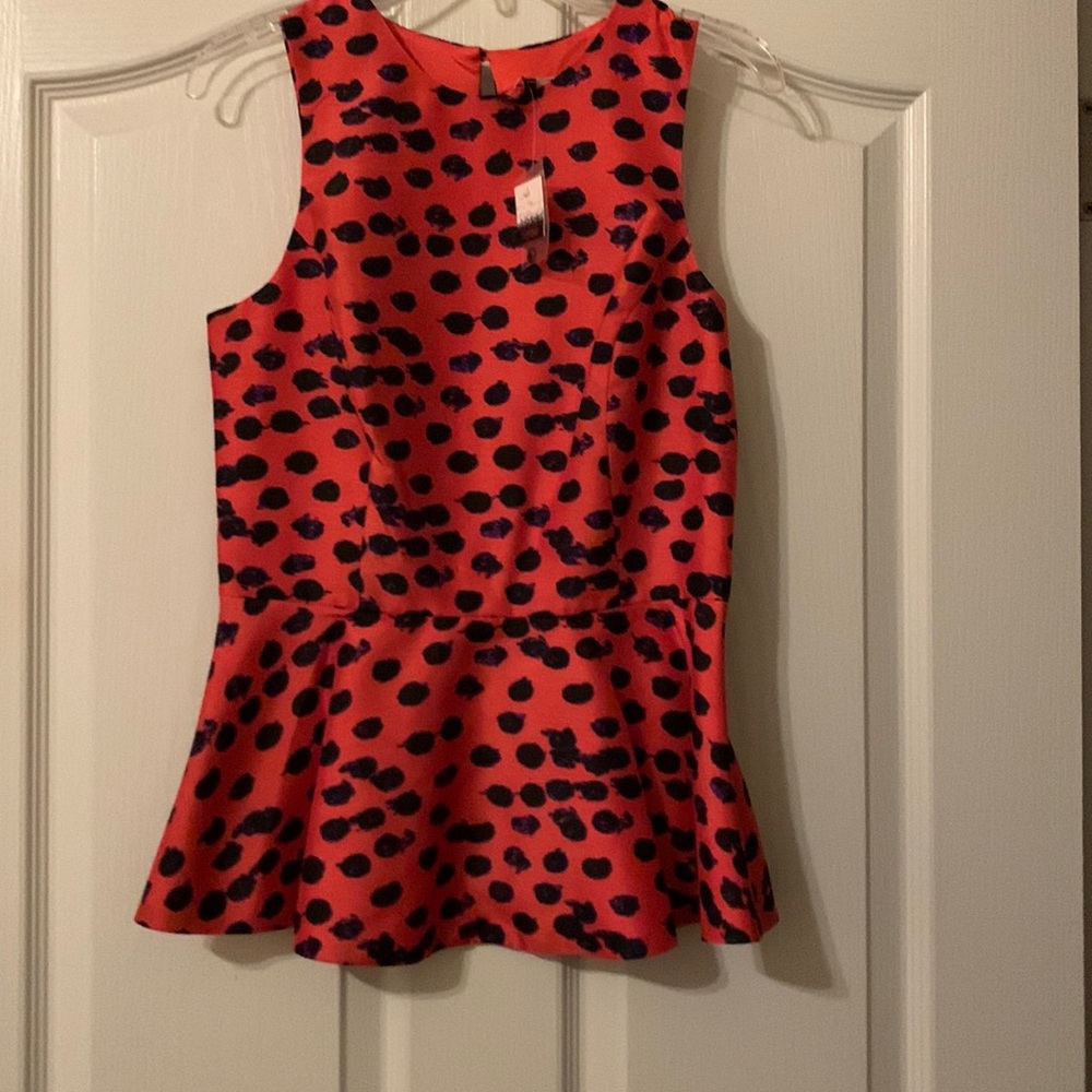 Kenzie Sleeveless orange top